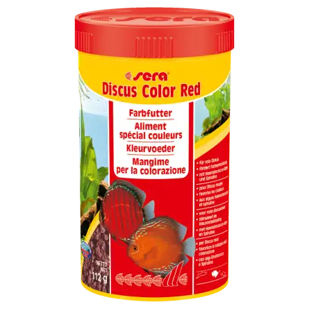 SERA - Discus Color Red 250ml - Aliment spécial couleurs pour les Discus rougeâtres