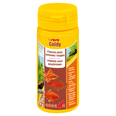 SERA - Goldy 50ml - Aliment pour poissons rouges et poissons d’eau froide SERA - Goldy 50ml - Aliment pour poissons rouges et poissons d’eau froide