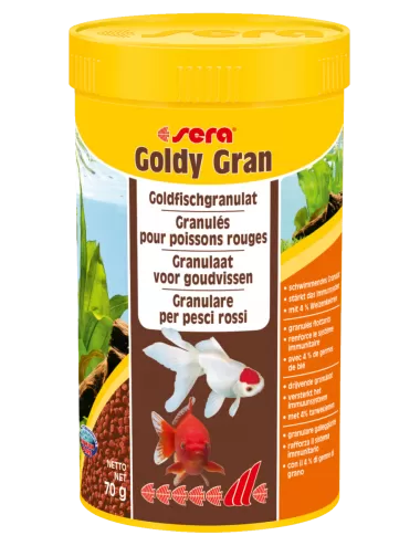 SERA - Goldy Gran 250ml - Aliment pour poissons rouges et poissons d'eau froide