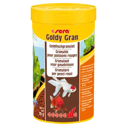 SERA - Goldy Gran 250ml - Aliment pour poissons rouges et poissons d'eau froide