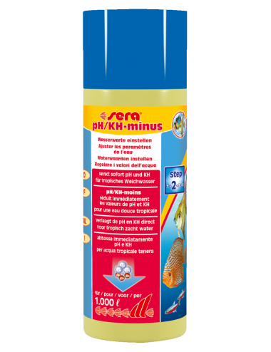 SERA - KH/pH-menos 250ml - Tampón Kh/pH