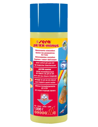 SERA - KH/pH-minus 250ml - Tampone Kh/pH