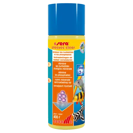 SERA - Phosvec·Clear 100ml - Anti-phosphate et turbidités