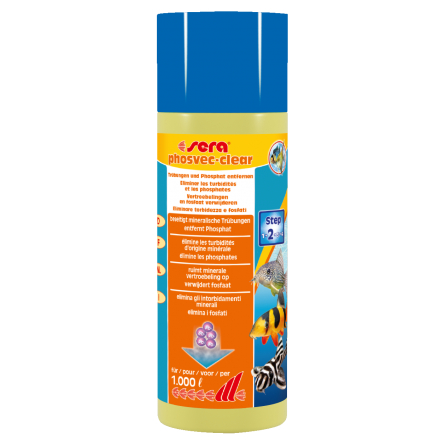 SERA - Phosvec Clear 250 ml - Antifosfat in motnost SERA - Phosvec Clear 250 ml - Antifosfat in motnost
