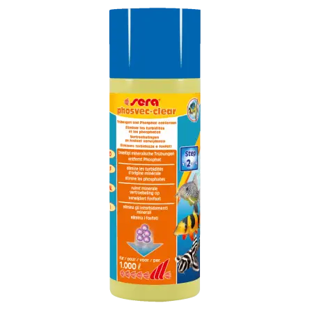 SERA - Phosvec Clear 250ml - Anti-phosphate and turbidity SERA - Phosvec Clear 250ml - Anti-phosphate and turbidity