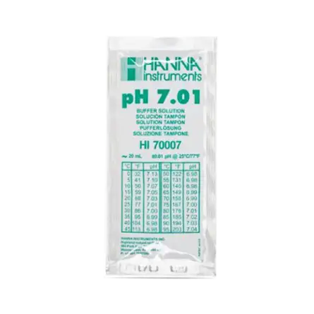 Hanna Instruments - pH 7,01 standaardoplossing Hanna Instruments - pH 7,01 standaardoplossing