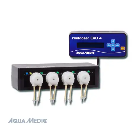 AQUA-MEDIC - ReefDoser EVO 4 - bomba doseadora de 4 canais + controlador AQUA-MEDIC - ReefDoser EVO 4 - bomba doseadora de 4 canais + controlador