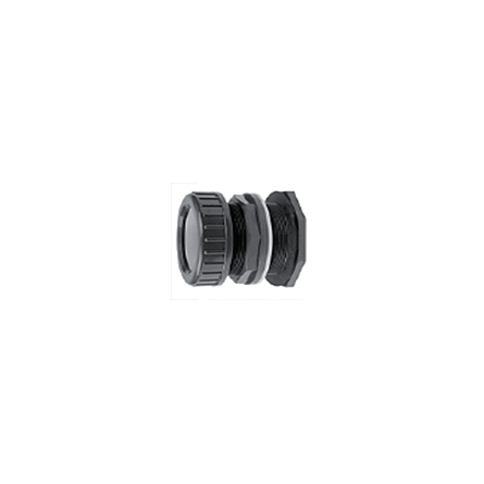 Pasamuros con tuercas de bloqueo de 40 mm de diámetro para encolar. Pasamuros con tuercas de bloqueo de 40 mm de diámetro para encolar.