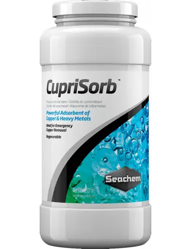 SEACHEM - Cuprisorb 250ml - Absorbant de cuivre et de métaux lourds