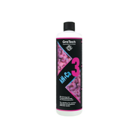 GROTECH - kH+Ca 3 - 1000ml - Soluzione liquida per la remineralizzazione dell'acqua di mare. GROTECH - kH+Ca 3 - 1000ml - Soluzione liquida per la remineralizzazione dell'acqua di mare.