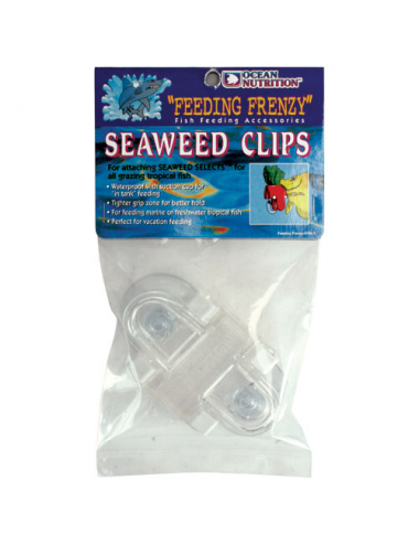 OCEAN NUTRITIONS - Seaweed Clips - Seaweed clip with suction cup - x2
