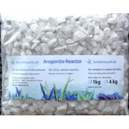 KORALLEN-ZUCHT - Aragonite Reactor - 1kg - Gravier de corail pour RAC