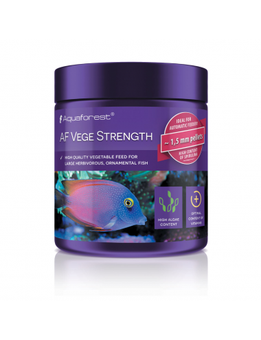 AQUAFOREST - AF Vege Strenght - 120g - Mangime in pellet taglia M per erbivori