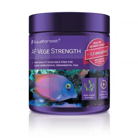 AQUAFOREST - AF Vege Strenght - 120g - Nourriture granulés taille M pour herbivores