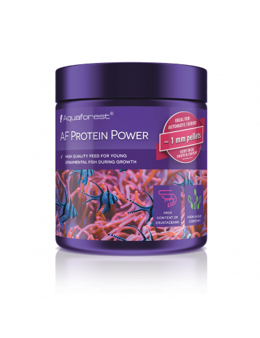 AQUAFOREST - AF Protein Power - 120g - Mangime in pellet taglia S per avannotti