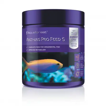 AQUAFOREST - Anthias Pro Feed S - 120g - Granuliertes Fischfutter AQUAFOREST - Anthias Pro Feed S - 120g - Granuliertes Fischfutter