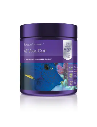 AQUAFOREST - AF Vege Clip - 120g - Alimento in compresse per erbivori