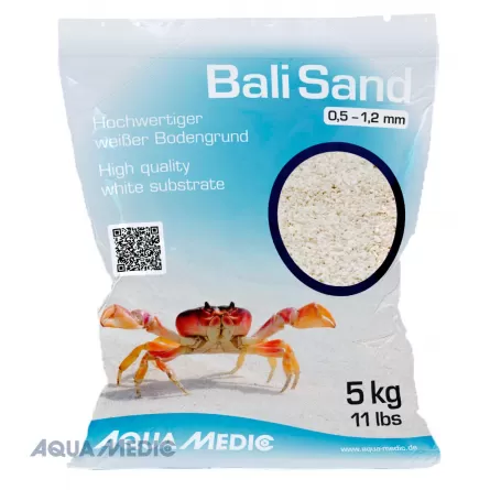 AQUA-MEDIC - Bali Sand - 2 - 3 mm - 5 kg - Sable calcaire blanc