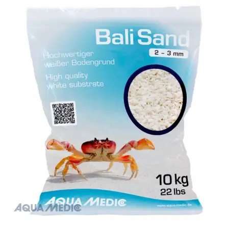 AQUA-MEDIC - Bali Zand - 2 - 3 mm - 5 kg - Wit kalksteenzand