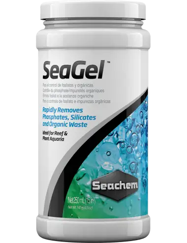 SEACHEM - Seagel 250ml - Massa filtrante para fosfatos, silicatos e metais.