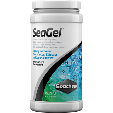 SEACHEM - Seagel 250ml - Filter mass for phosphates, silicates and metals. SEACHEM - Seagel 250ml - Filter mass for phosphates, silicates and metals.