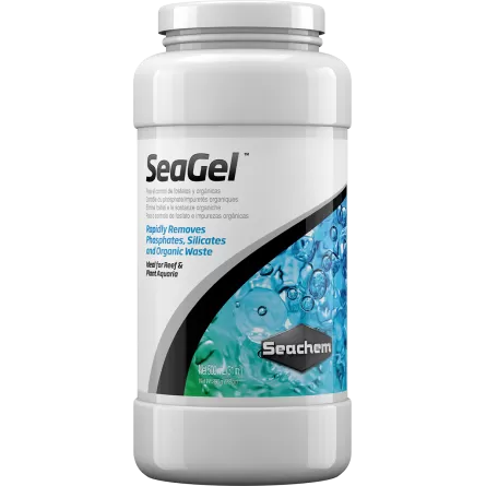 SEACHEM - Seagel 1000ml - Masse filtrante pour phosphates, silicates et  métaux.