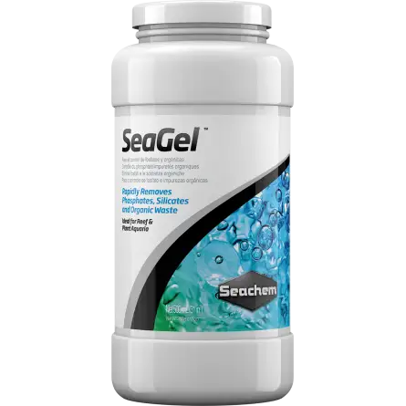 SEACHEM - Seagel 1000ml - Masse filtrante pour phosphates, silicates et  métaux.