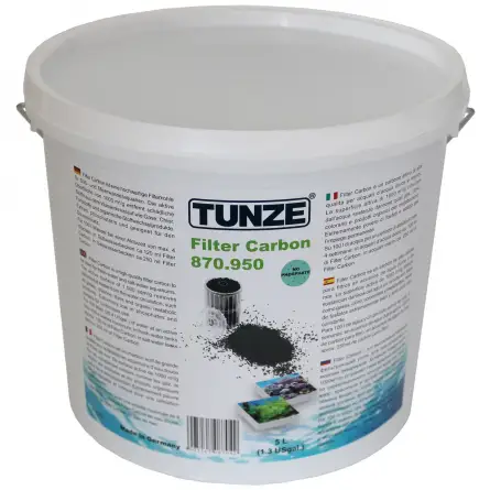 TUNZE - Filtro Carbono 0870.950 - 5 Ltr. - Carvão superativo garantido sem fosfato TUNZE - Filtro Carbono 0870.950 - 5 Ltr. - Carvão superativo garantido sem fosfato
