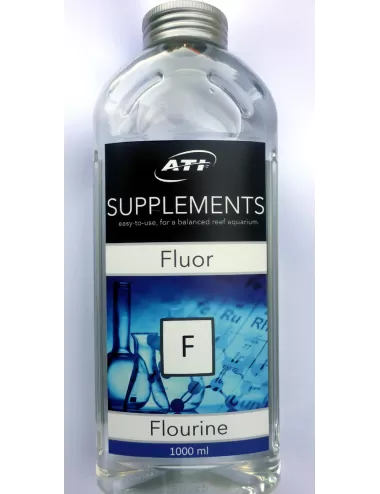 ATI Labs - Fluoruro - 1000 ml - Suplemento para el endurecimiento de estructuras coralinas