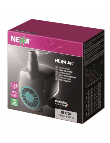 IMPIANTI PER ACQUARIO - Newa NewJet NJ 1700 - Pompa universale a portata regolabile