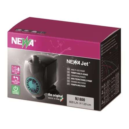 AQUARIUM SYSTEMS - Newa NewJet NJ 800 - Pompe universelle avec débit réglable AQUARIUM SYSTEMS - Newa NewJet NJ 800 - Pompe universelle avec débit réglable
