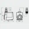 AQUARIUM SYSTEMS - Newa NewJet NJ 3000 - Universal pump with adjustable flow from 1200 to 3000 L/h