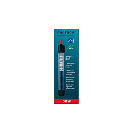 GROTECH – 50-W-Heizung mit Thermostat für Aquarien GROTECH – 50-W-Heizung mit Thermostat für Aquarien