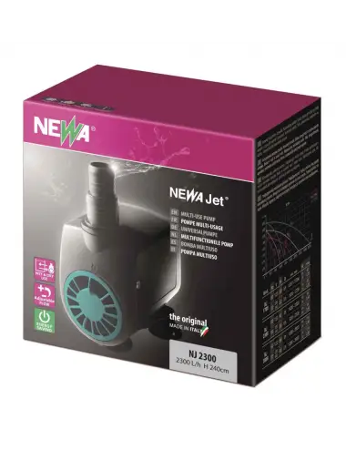 SISTEMAS DE AQUÁRIO - Newa NewJet NJ 2300 - Bomba universal com vazão ajustável de 900 a 2300 L/h