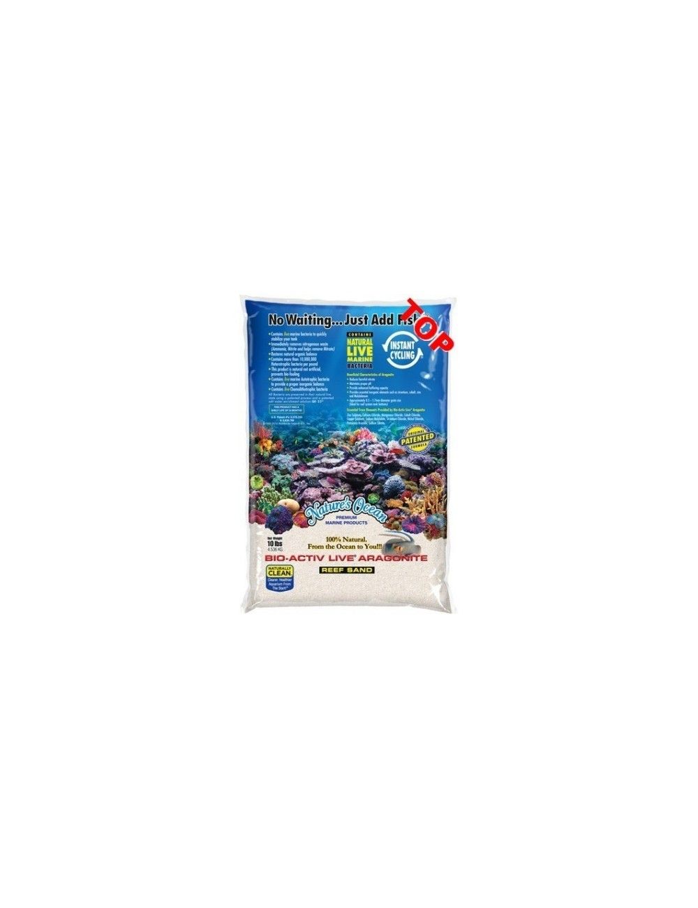 AMA GmbH Living Sand Naravni beli aragonit 0,1-0,5 mm AMA GmbH Living Sand Naravni beli aragonit 0,1-0,5 mm