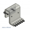 AQUA-MEDIC - 6-tubes - Support pour 6 tuyaux