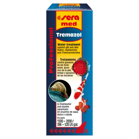 SERA - sera med Professional Tremazol - 100ml - Tratamientos para peces SERA - sera med Professional Tremazol - 100ml - Tratamientos para peces