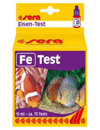 SERA - Test Fer - Analyse du fer en aquarium