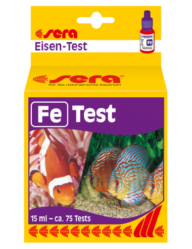 SERA - Test Fer - Analyse du fer en aquarium