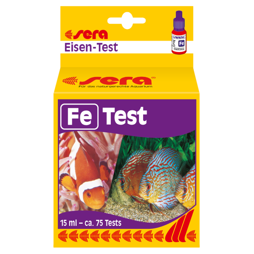 SERA - Test Fer - Analyse du fer en aquarium