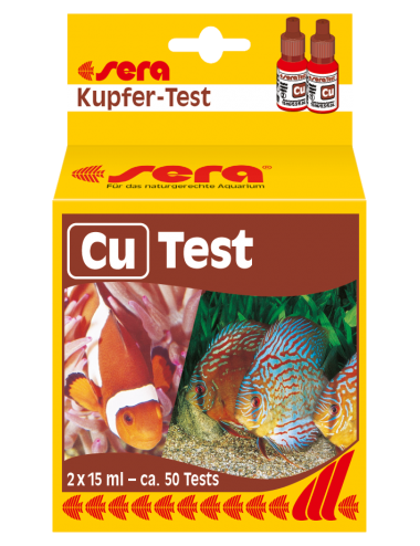 SERA - Copper Test - Analysis of copper in the aquarium