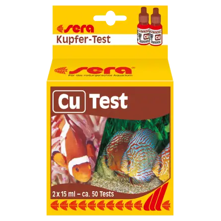 SERA - Kupfertest - Analyse von Kupfer im Aquarium SERA - Kupfertest - Analyse von Kupfer im Aquarium