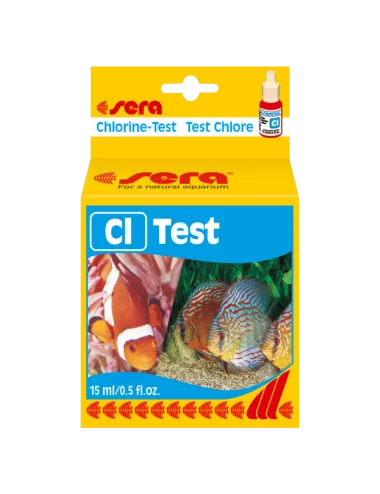 SERA - Test Cl  - Analyse du chlore en aquarium