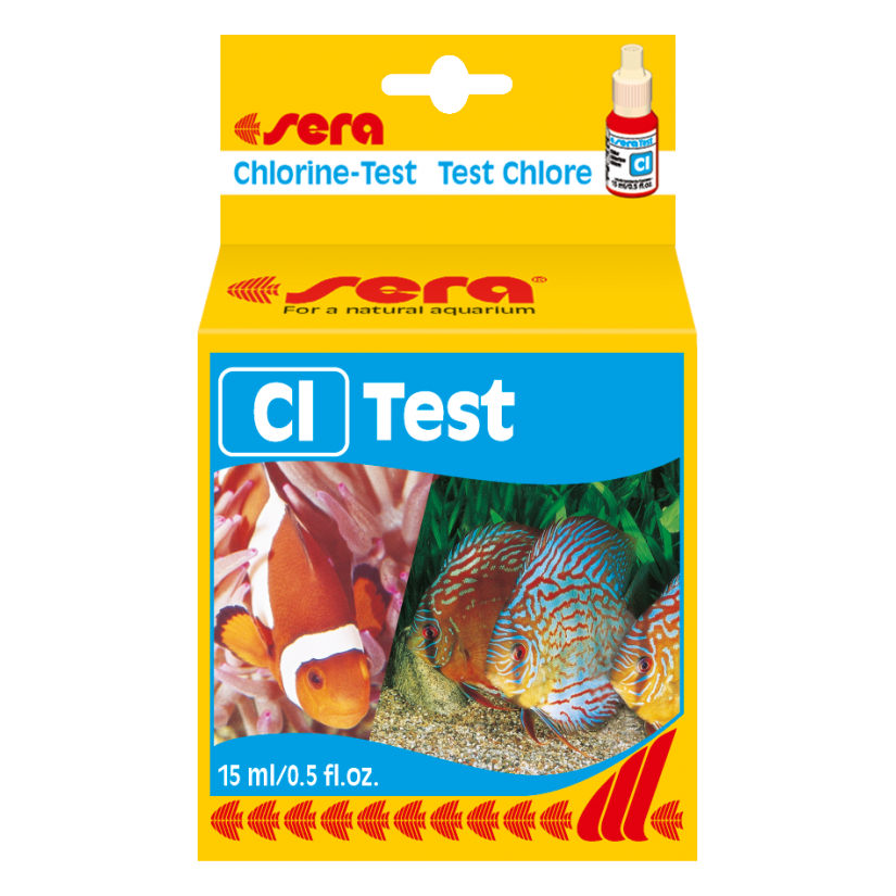 SERA - Test Cl  - Analyse du chlore en aquarium