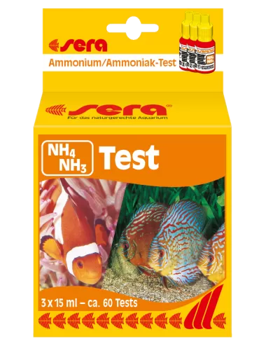SERA - Test NH4/NH3  - Analyse du chlore en aquarium