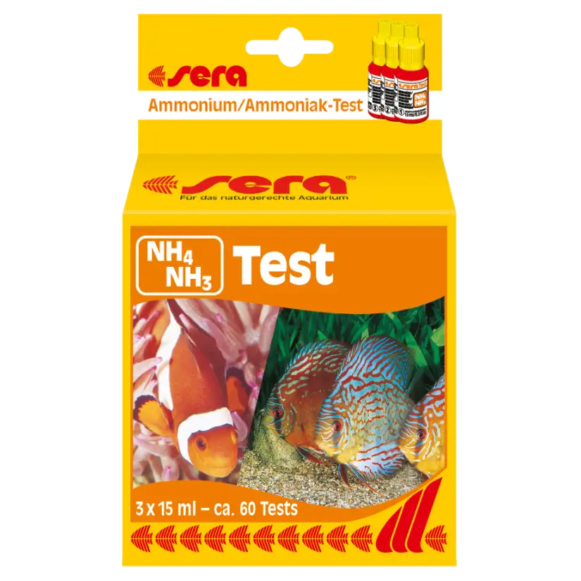SERA - NH4/NH3 Test - Chlorine analysis in aquariums