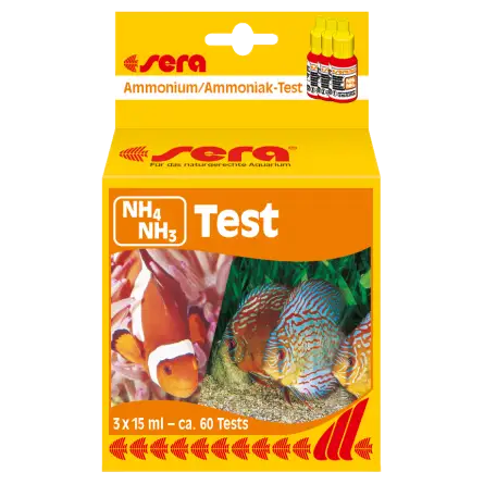 SERA - Test NH4/NH3 - Análisis de cloro en acuarios SERA - Test NH4/NH3 - Análisis de cloro en acuarios