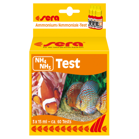 SERA - Test NH4/NH3 - Analyse du chlore en aquarium SERA - Test NH4/NH3 - Analyse du chlore en aquarium