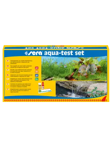 SERA - Aqua-test set - Kit de las principales pruebas de acuario
