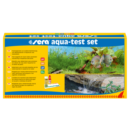 SERA - Aqua-test set - Kit de las principales pruebas de acuario SERA - Aqua-test set - Kit de las principales pruebas de acuario